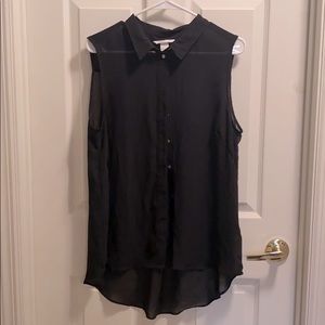 H&M black flowy tank